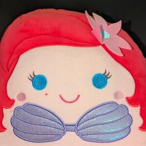 Disney Red and Pink Mermaid Stuffed Animal